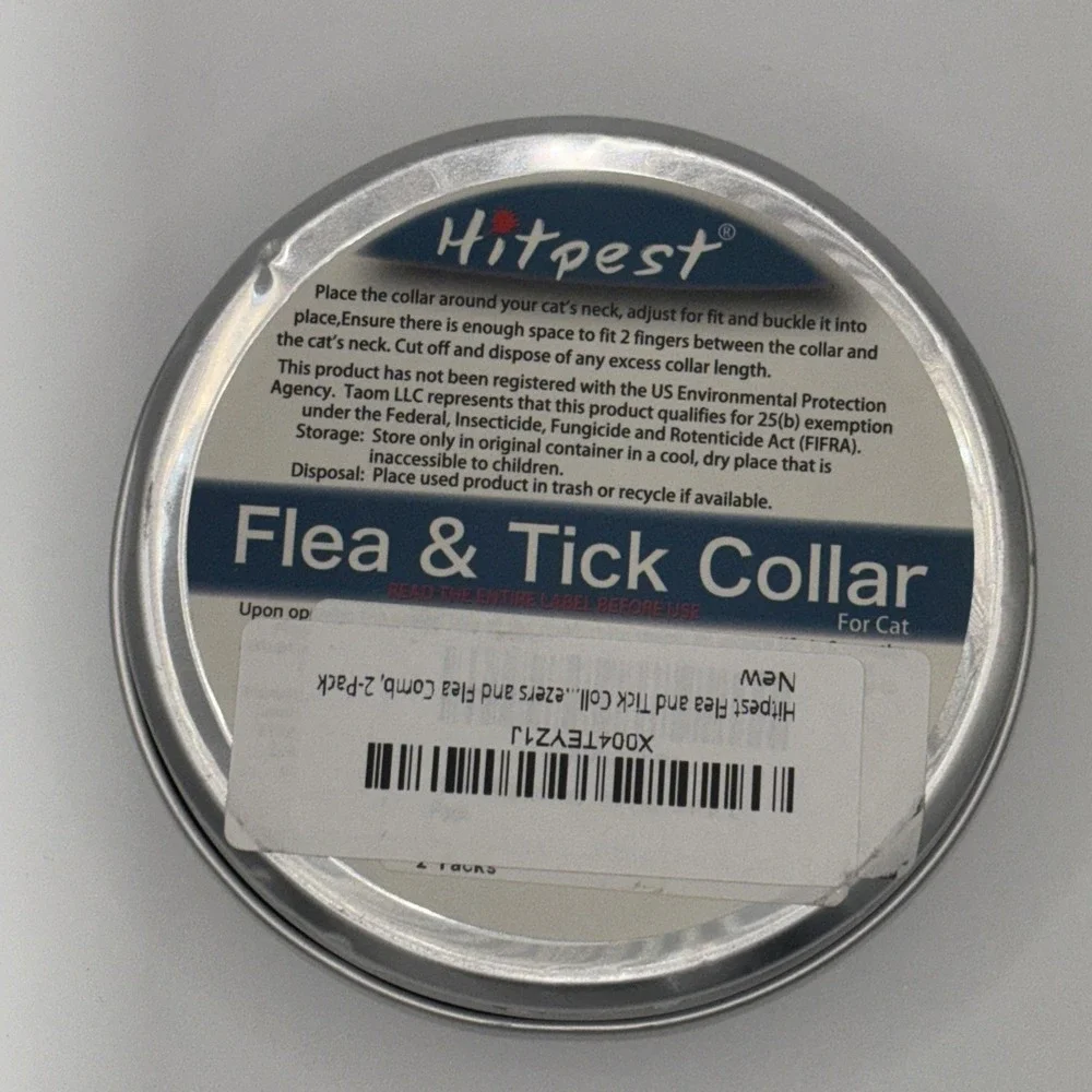 Cat collar‎ Flea and Tick Treatment Waterproof 1 2 Mo. Protection New